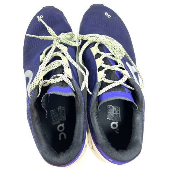 On Cloudmonster Mens 11.5 Running Shoes Sneakers Blue Purple Lightweight Cushion - Picture 8 of 10